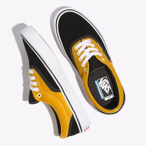 Vans Erkek Spor Ayakkabı Corduroy Era Pro Siyah/Sarı | 45006-163